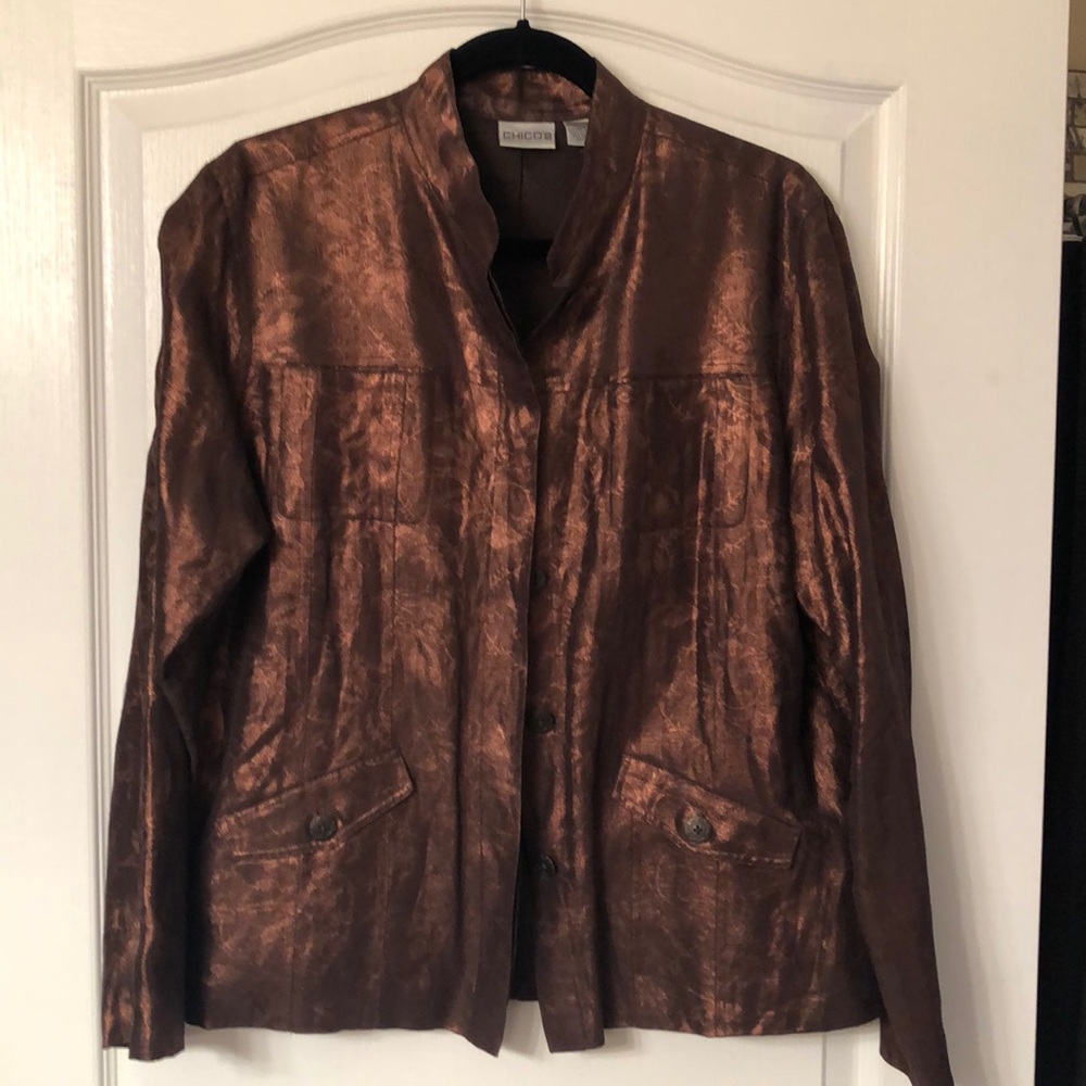 Chico’s Designer Jacket - Picture 3 of 5